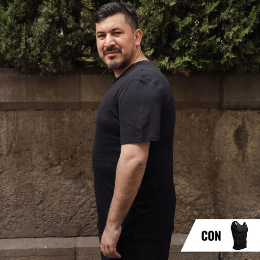 Camiseta Moldeadora de 12 Puntos de Compresión™