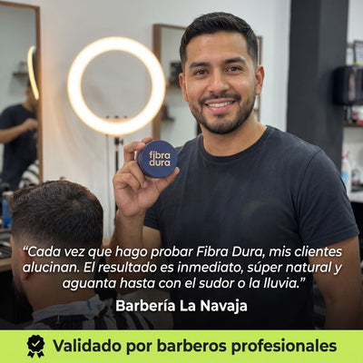 Fibra Dura — Cubre calvas y entradas en 10 segundos