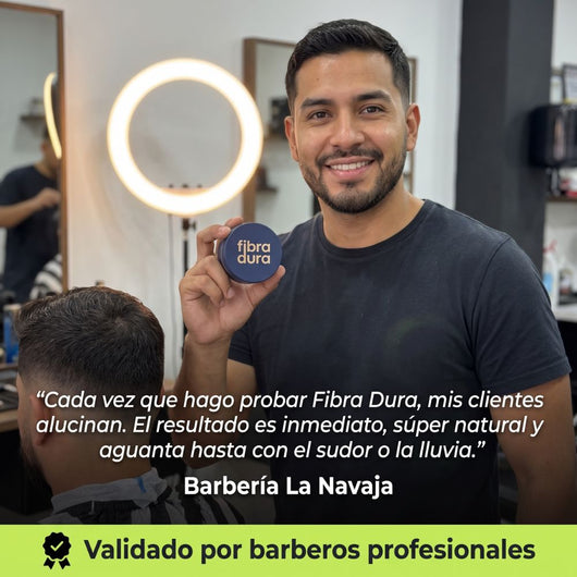 Fibra Dura — Cubre calvas y entradas en 10 segundos