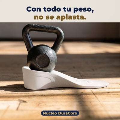 Una pesa sobre la plantilla: con todo tu peso, el Núcleo DuraCore no se aplasta