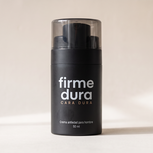 Firme Dura, crema antiedad para hombre, frasco de 50 ml