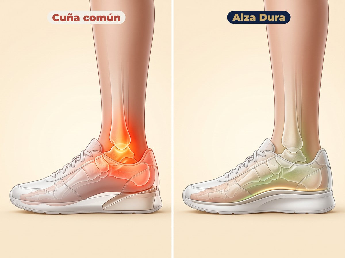 Cuña común frente a la Pendiente Natural de Alza Dura