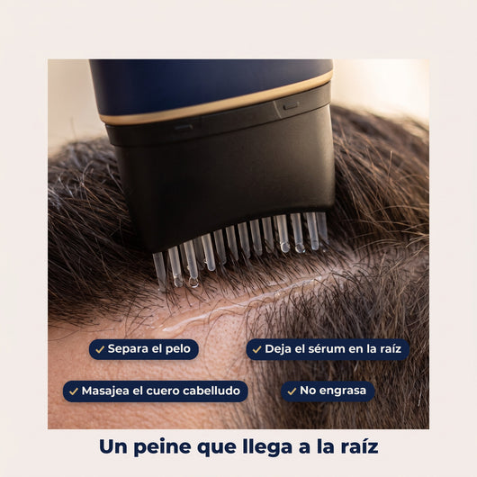 Un peine que llega a la raíz